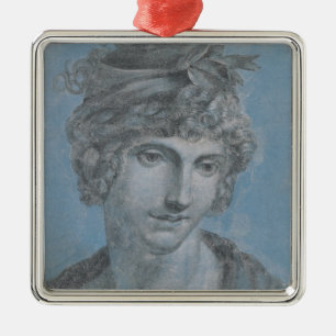 Madame Aubry  Olympia of Gouges, 1784 Metal Ornament