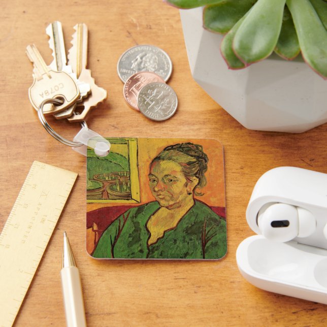 Madame Augustine Roulin by Vincent van Gogh Keychain (Desk)