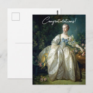 Madame Bergeret 1766 Boucher Congratulations Postcard