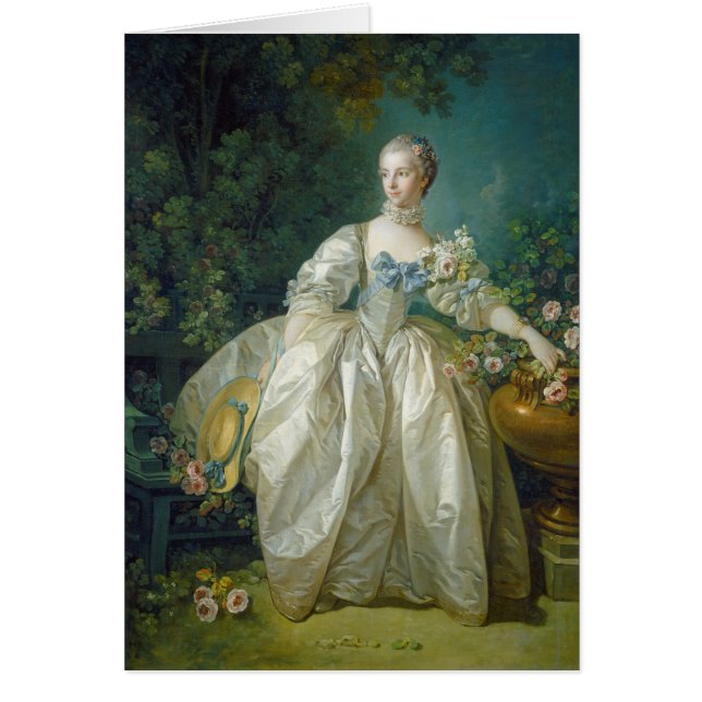 Madame Bergeret, c. 1766 (huile sur toile) (Devant)