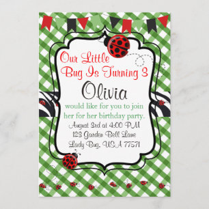 Madame Bug Garden Tea et invitation de partie de