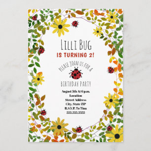 Madame Bugs + Invitation d'anniversaire de filles
