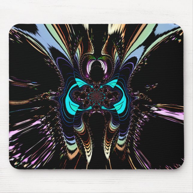 "MADAME  BUTTERFLY" Art Print Mousepad (Front)