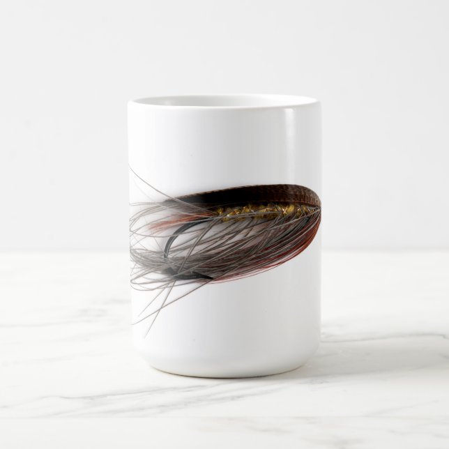 Madame Caroline Salmon Fly Mug (Centre)