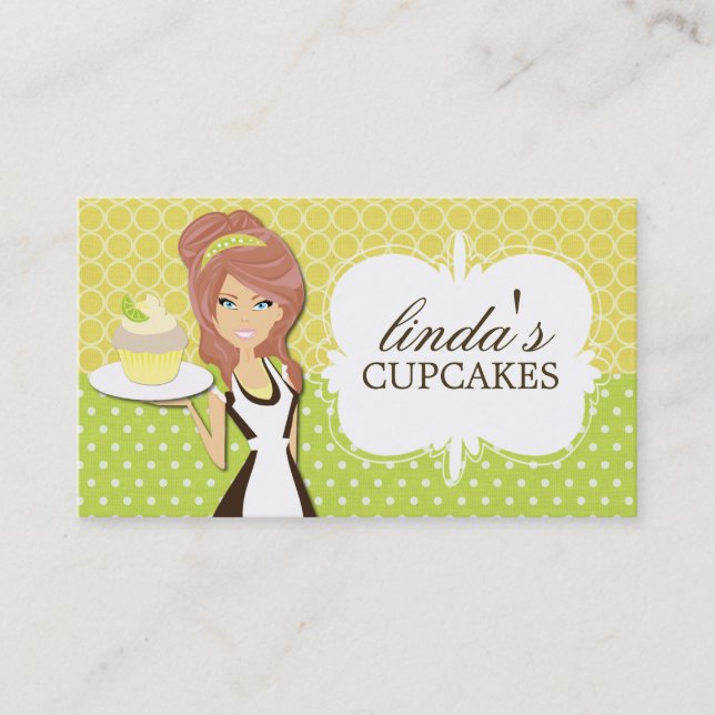 Madame cartes de visite de petit gâteau (Devant)