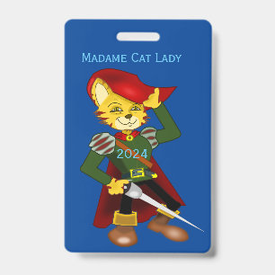 Madame Cat Lady 2024 for President Thunder_Cove Badge