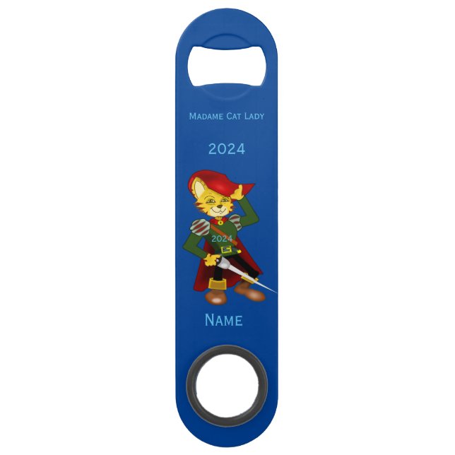 Madame Cat Lady 2024 for President Thunder_Cove  Bar Key (Front)