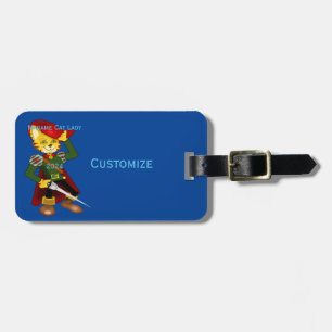 Madame Cat Lady 2024 for President Thunder_Cove  Luggage Tag