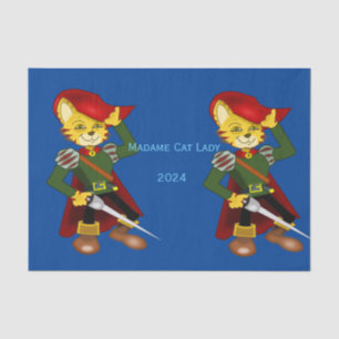 Madame Cat Lady 2024 for President Thunder_Cove Tissue Paper