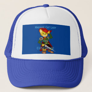Madame Cat Lady 2024 for President Thunder_Cove  Trucker Hat