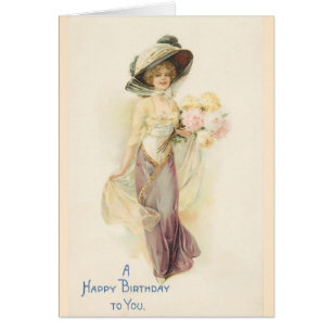 Madame dans le beige et le brun