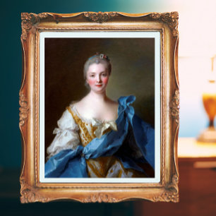 Madame de la Porte 1754 by Jean-Marc Nattier Jigsaw Puzzle