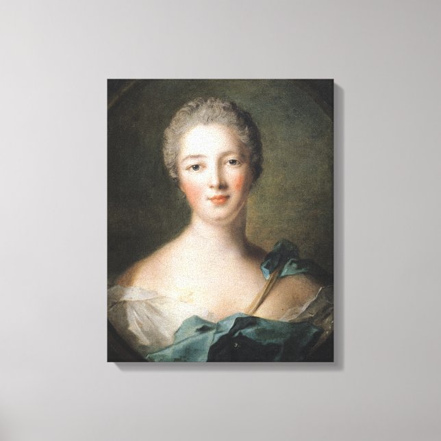 Madame de Pompadour  1748 Canvas Print (Front)