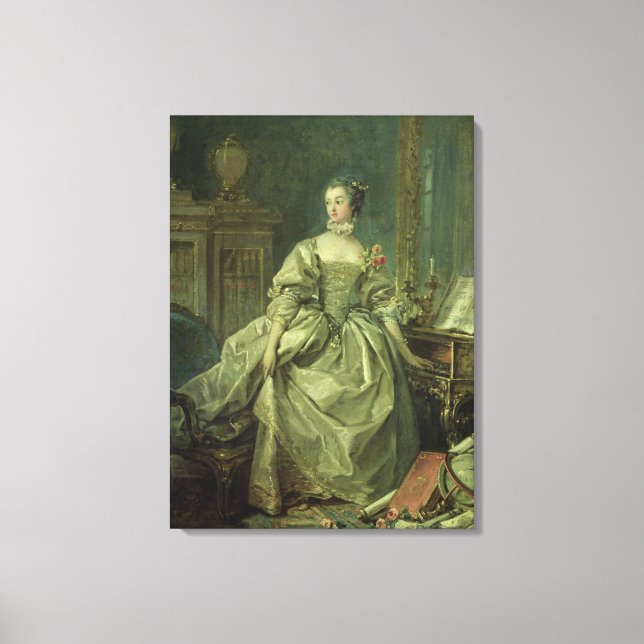 Madame de Pompadour Canvas Print (Front)