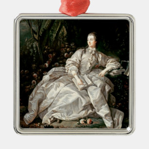 Madame de Pompadour Metal Ornament