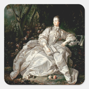 Madame de Pompadour Square Sticker