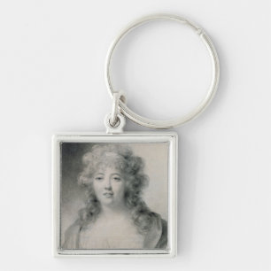 Madame de Stael  1810 Keychain