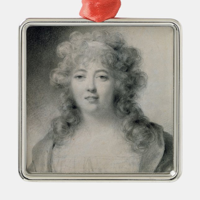 Madame de Stael  1810 Metal Ornament (Front)