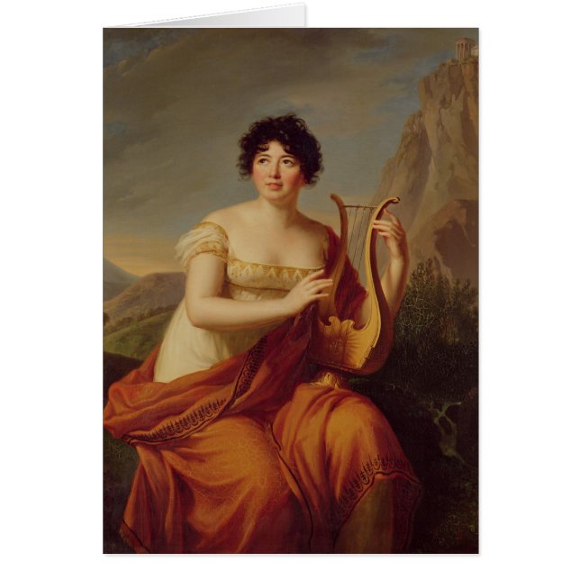 Madame de Stael as Corinne (Front)