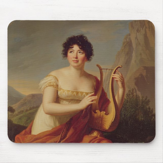 Madame de Stael as Corinne Mouse Pad (Front)