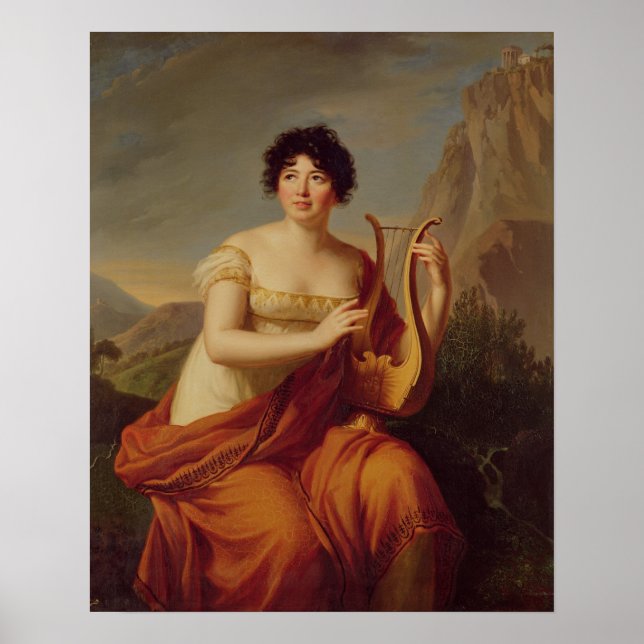 Madame de Stael as Corinne Poster (Front)