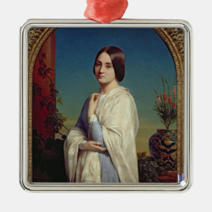 Madame Edouard Dubufe  1842 Metal Ornament