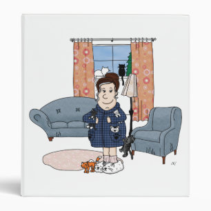 "Madame folle" classeur de chat
