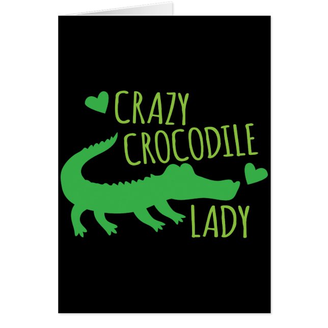 Madame folle de crocodile (Devant)