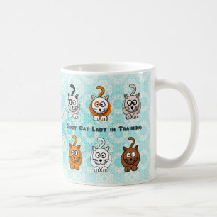 Madame folle In Training Mug de chat