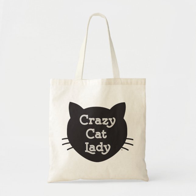 Madame folle sac fourre-tout de chat (Devant)