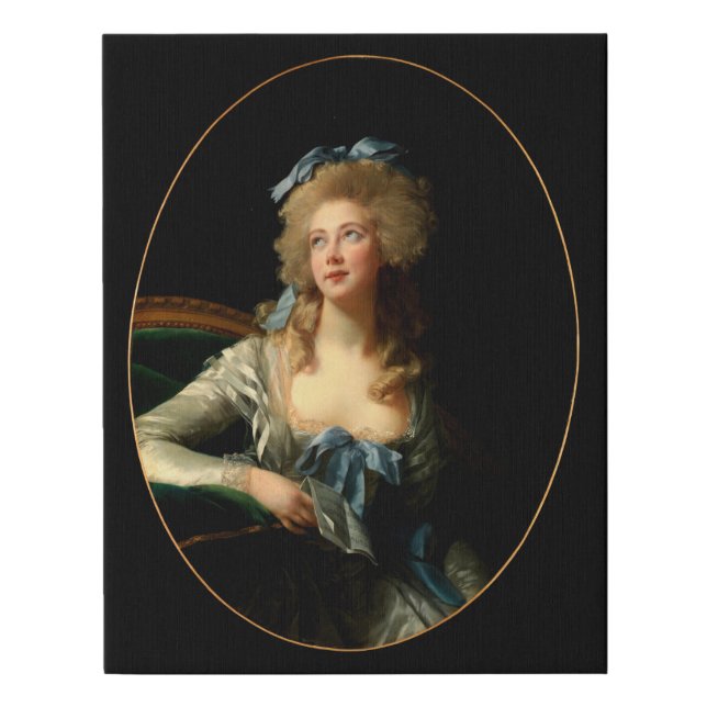  Madame Grand by by Elisabeth Louise Vigée Le Brun Faux Canvas Print (Front)