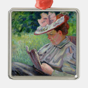 Madame Guillaumin, c.1895 (oil on canvas) Metal Ornament