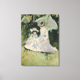 Madame Helleu and her Daughter Canvas Print