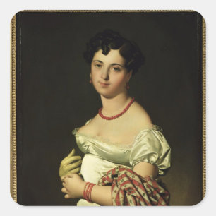 Madame Henri-Philippe-Joseph Panckouke 1811 Square Sticker
