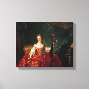 Madame Henriette de France in Court Canvas Print