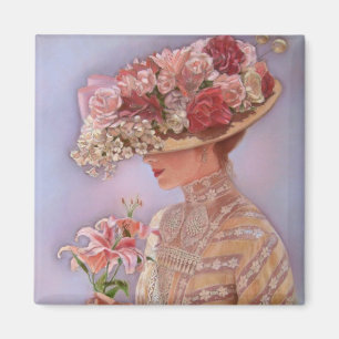 Madame Jessica Square Magnet