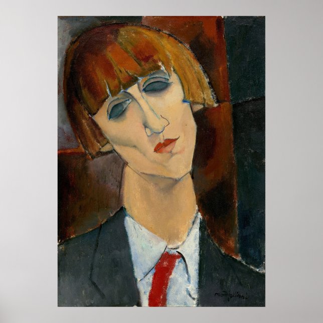 Madame Kisling - Poster d'Amedeo Modigliani (Devant)