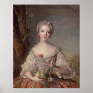 Madame Louise de France - Jean-Marc Nattier Poster