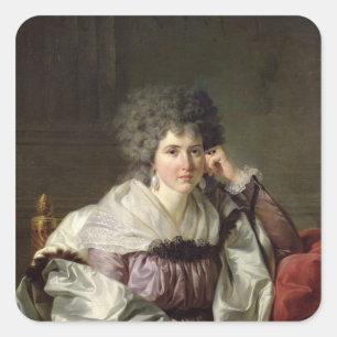 Madame Nicaise Perrin, nee Catherine Deleuze Square Sticker