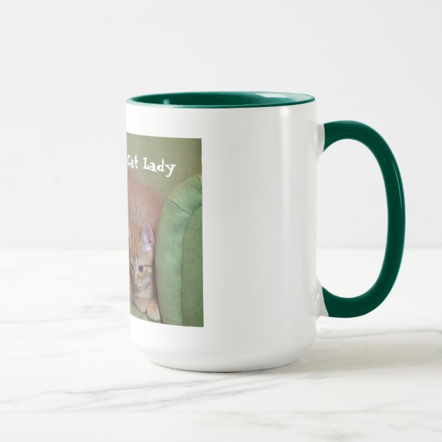 Madame parfaitement raisonnable Mug de chat (Droite)