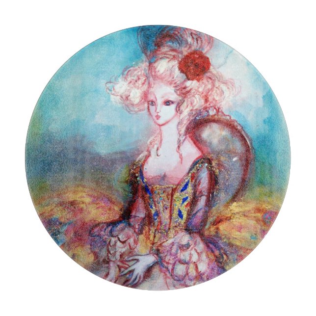 MADAME POMPADOUR, Beauty Fashion Cutting Board (Front)