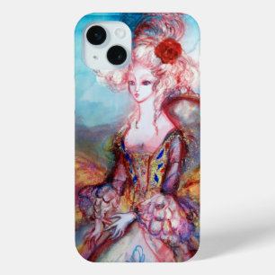 MADAME POMPADOUR ,Elegant Beauty Fashion iPhone 15 Mini Case