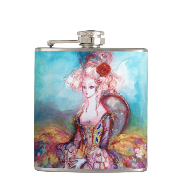 MADAME POMPADOUR HIP FLASK (Front)