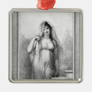 Madame Recamier Metal Ornament
