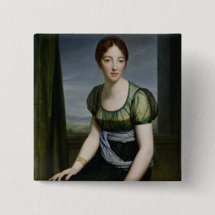 Madame Regnault de Saint-Jean d'Angely 2 Inch Square Button