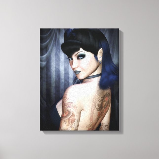 Madame Sophie Vampire Queen Wrapped Canvas Print (Front)