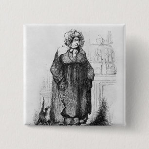 Madame Vauquer 2 Inch Square Button