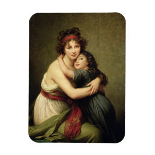 Madame Vigee-Lebrun and her Daughter Magnet