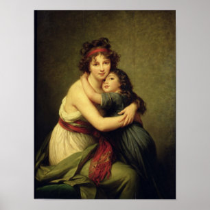 Madame Vigee-Lebrun and her Daughter Poster