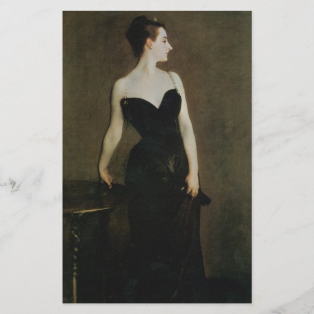 Madame X by John Singer Sargent (Front)
